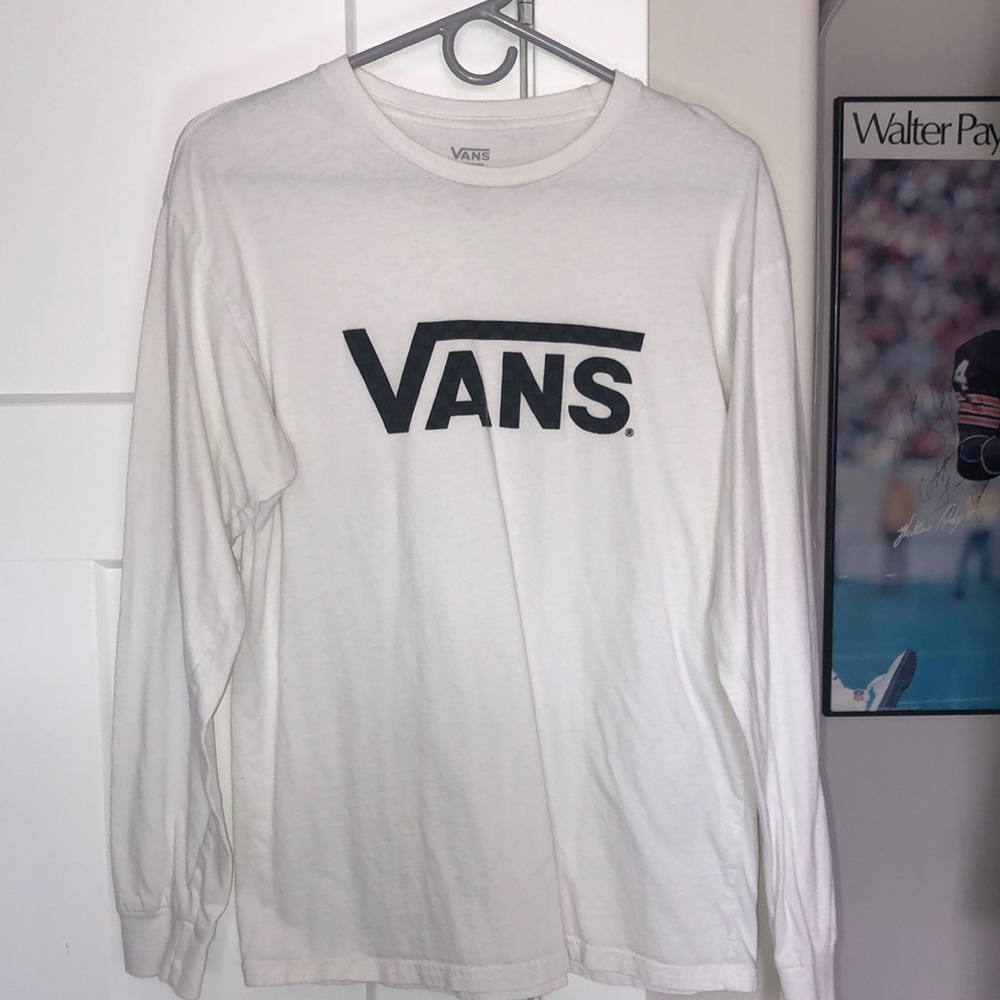 Men's Vans Long Sleeve Tee - White